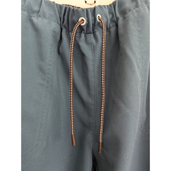 Koi-Next Gen Scrub -Lg-Turquois 5-pocket drawstring pants - Picture 3 of 8